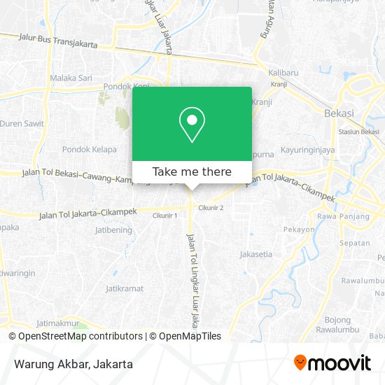 Warung Akbar map