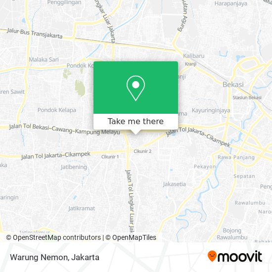 Warung Nemon map