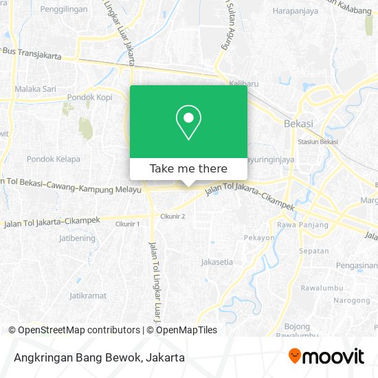 Angkringan Bang Bewok map