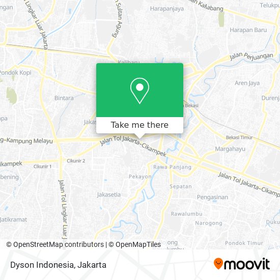 Dyson Indonesia map