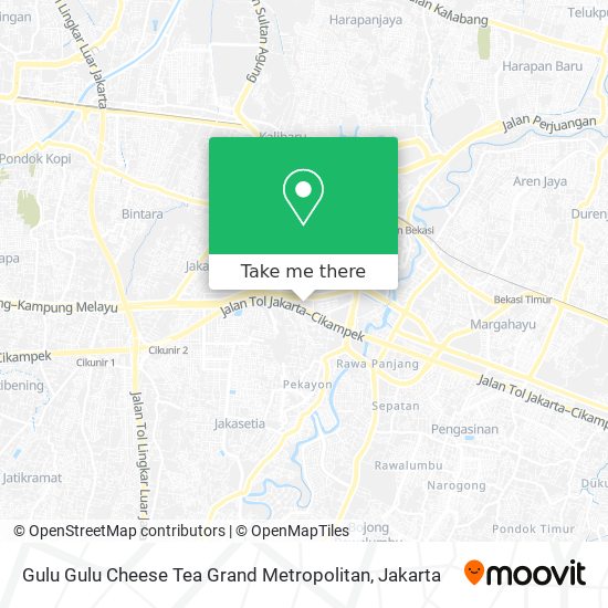 Gulu Gulu Cheese Tea Grand Metropolitan map