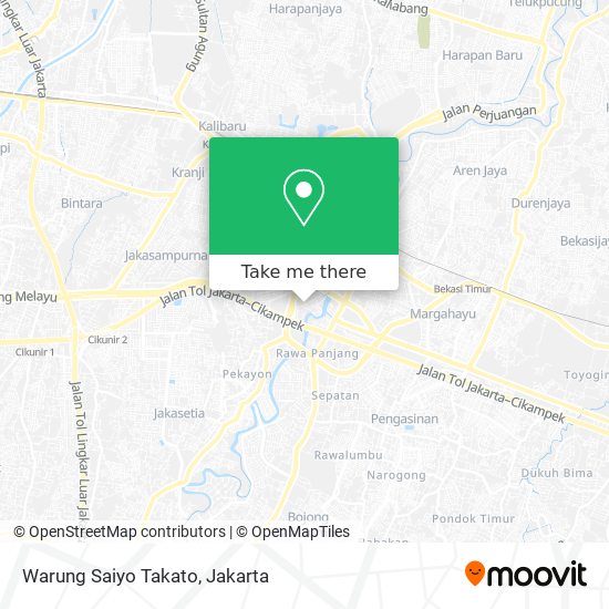 Warung Saiyo Takato map