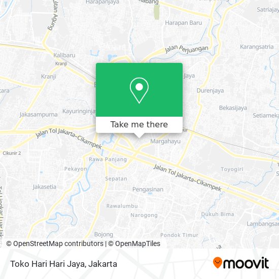 Toko Hari Hari Jaya map