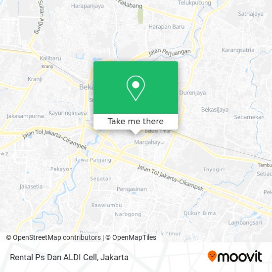 Rental Ps Dan ALDI Cell map