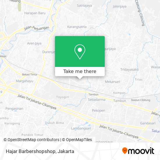 Hajar Barbershopshop map