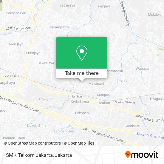 SMK Telkom Jakarta map