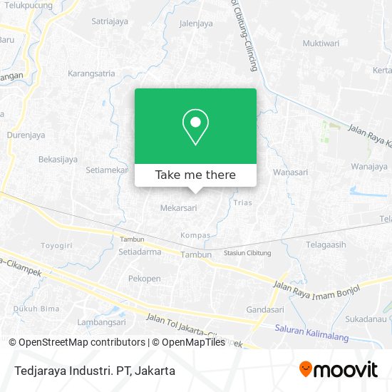 Tedjaraya Industri. PT map