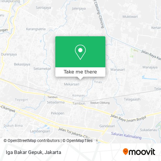 Iga Bakar Gepuk map