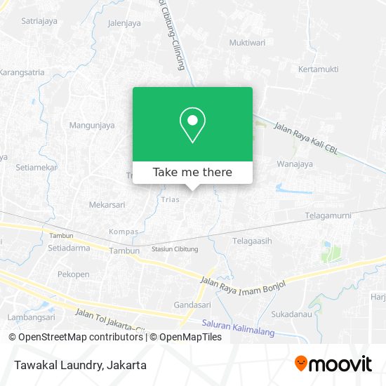 Tawakal Laundry map