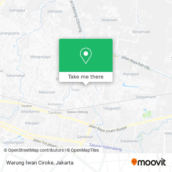 Warung Iwan Ciroke map