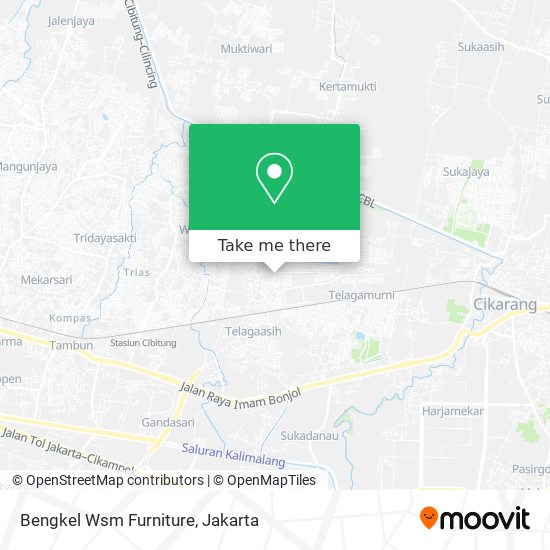 Bengkel Wsm Furniture map