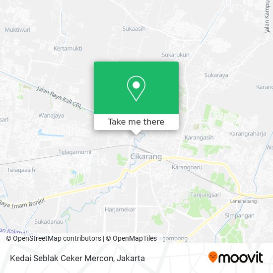 Kedai Seblak Ceker Mercon map