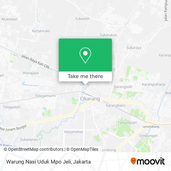 Warung Nasi Uduk Mpo Jeli map