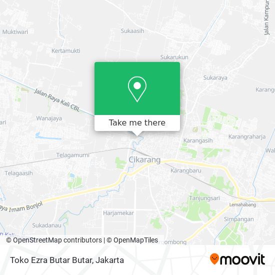 Toko Ezra Butar Butar map