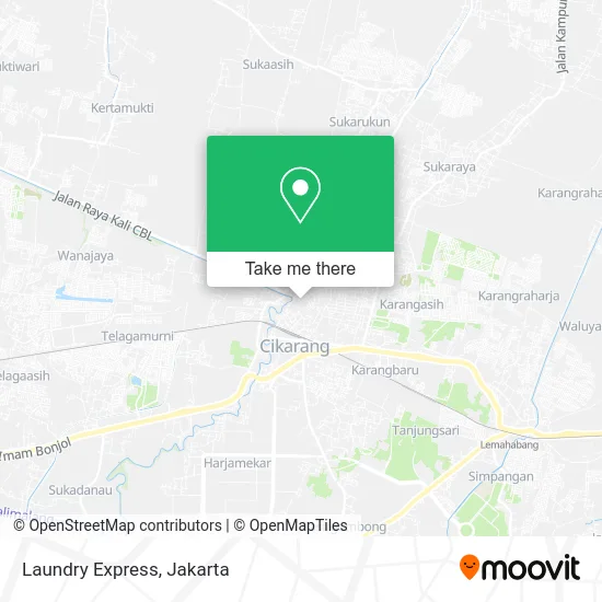 Laundry Express map