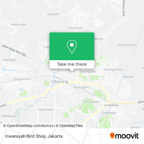Irwansyah Bird Shop map