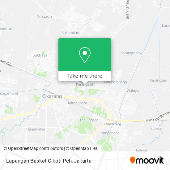 Lapangan Basket Cikoti Pch map