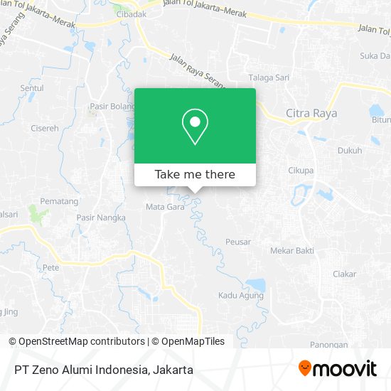 PT Zeno Alumi Indonesia map