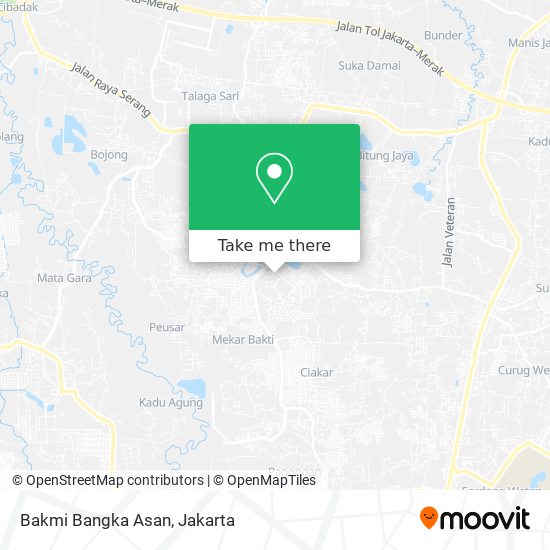 Bakmi Bangka Asan map