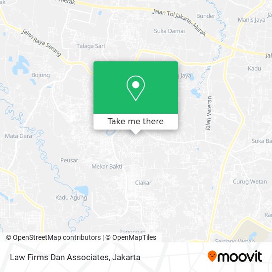 Law Firms Dan Associates map