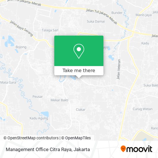 Management Office Citra Raya map