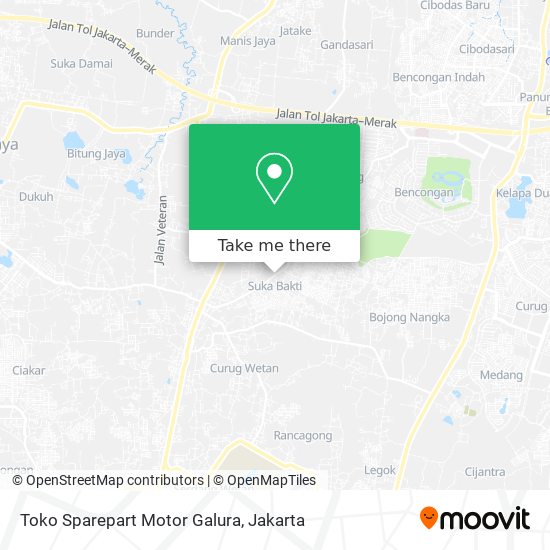 Toko Sparepart Motor Galura map