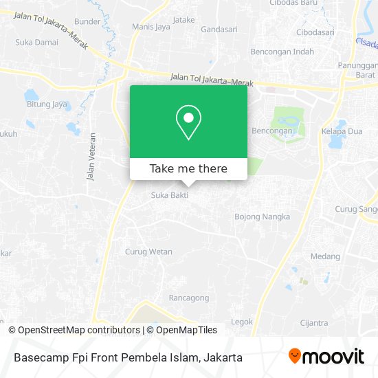 Basecamp Fpi Front Pembela Islam map