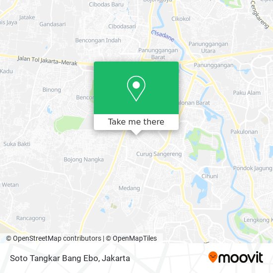 Soto Tangkar Bang Ebo map