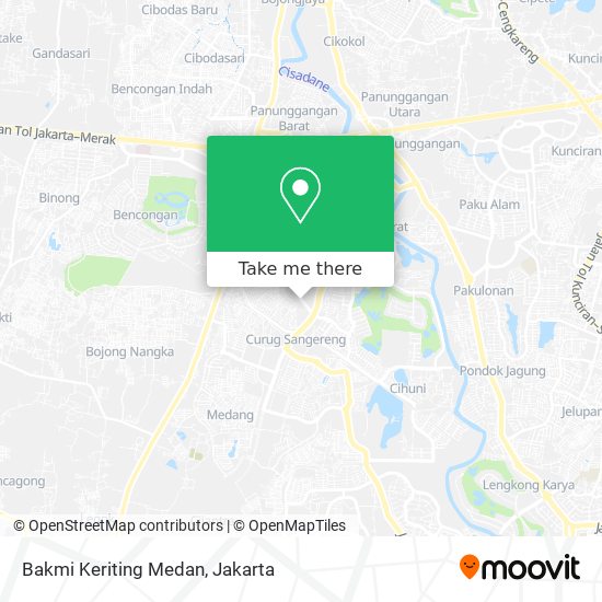 Bakmi Keriting Medan map