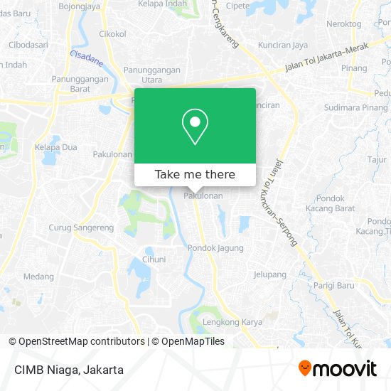 CIMB Niaga map