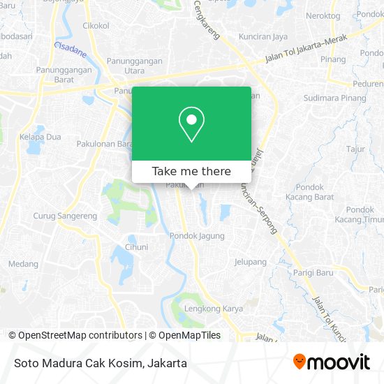 Soto Madura Cak Kosim map