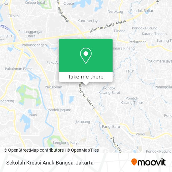 Sekolah Kreasi Anak Bangsa map