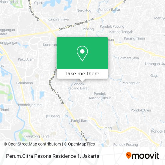 Perum.Citra Pesona Residence 1 map