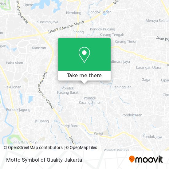 Motto Symbol of Quality map