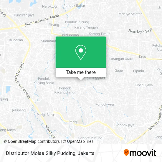 Distributor Moiaa Silky Pudding map