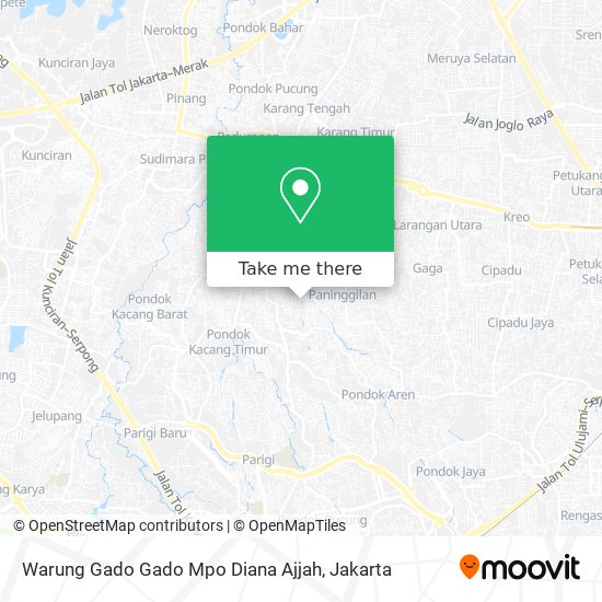 Warung Gado Gado Mpo Diana Ajjah map