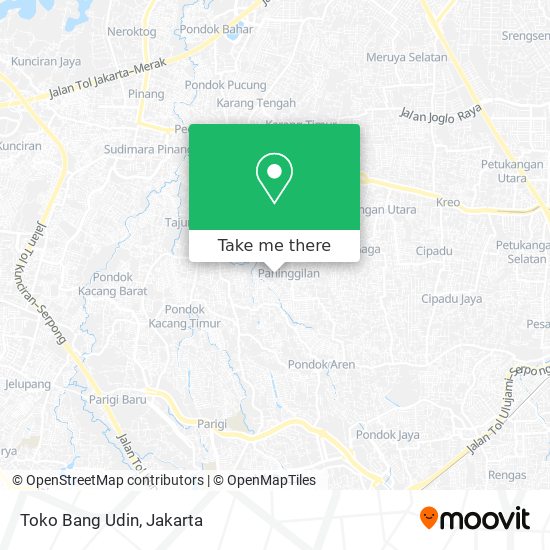 Toko Bang Udin map