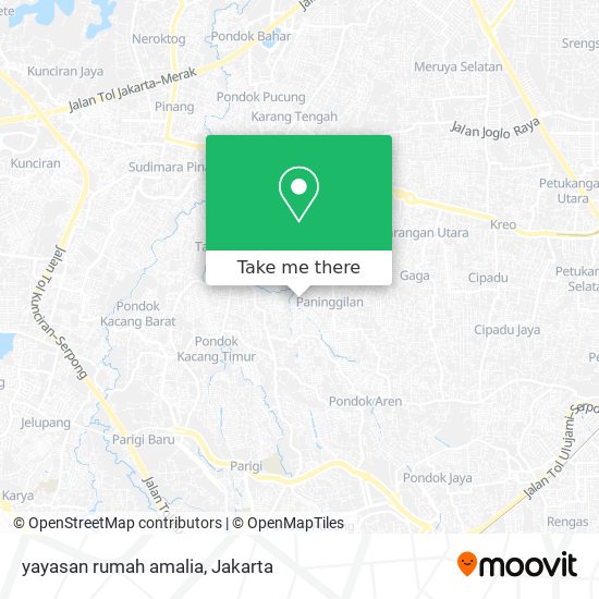 yayasan rumah amalia map