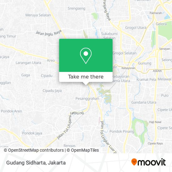 Gudang Sidharta map