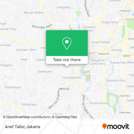 Arief Tailor map