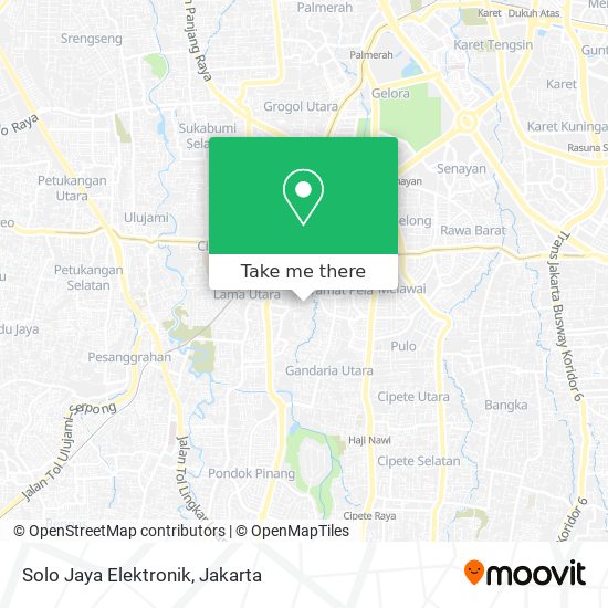 Solo Jaya Elektronik map