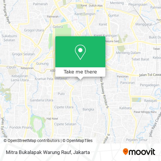 Mitra Bukalapak Warung Rauf map