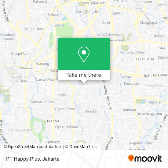 PT Happy Plus map