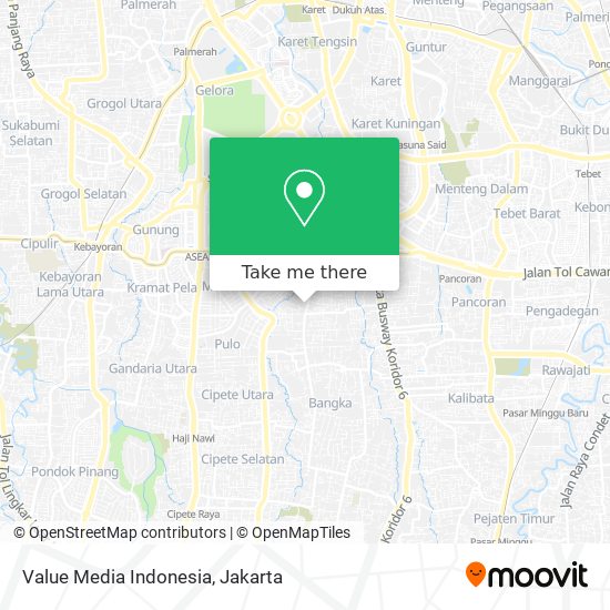 Value Media Indonesia map