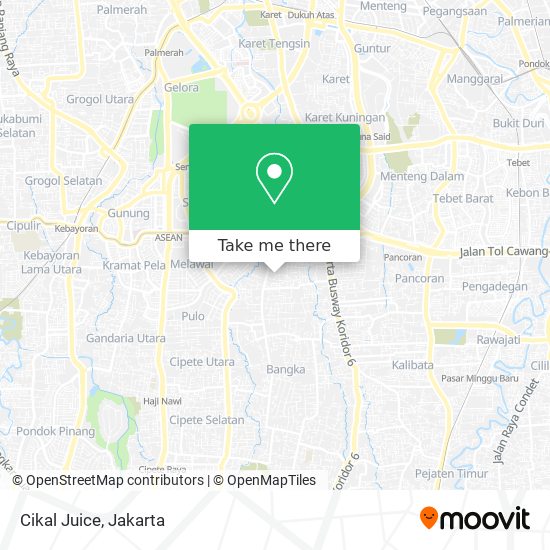 Cikal Juice map