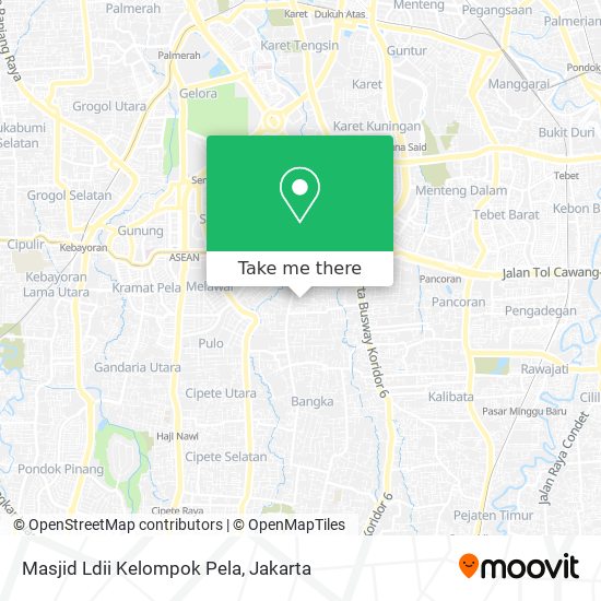 Masjid Ldii Kelompok Pela map
