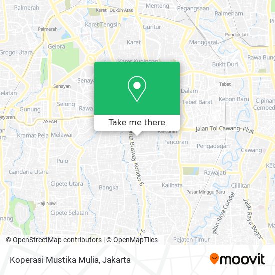 Koperasi Mustika Mulia map