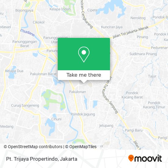 Pt. Trijaya Propertindo map