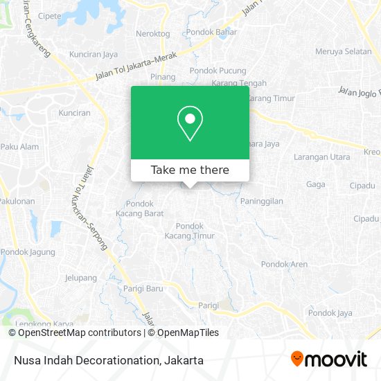 Nusa Indah Decorationation map
