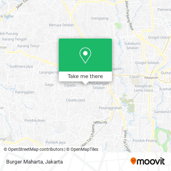 Burger Maharta map